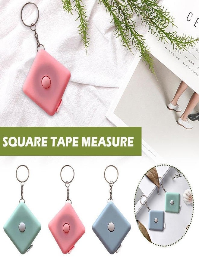 CNT Retractable Measuring Mini Tape Travel Soft Tape Measure Portable Pocket Student Tape Measure 60-Inch&150CM Assortad Color Pack of 1 - Image 2